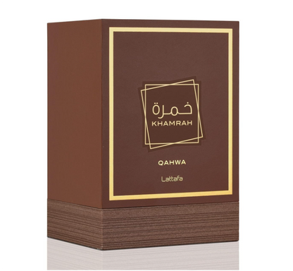 Lattafa Khamrah Qahwa Eau de Parfum 100ml (3.4 oz) | Warm Spicy Vanilla Cinnamon Coffee Gourmand Unisex Fragrance | Long Lasting Perfume Spray