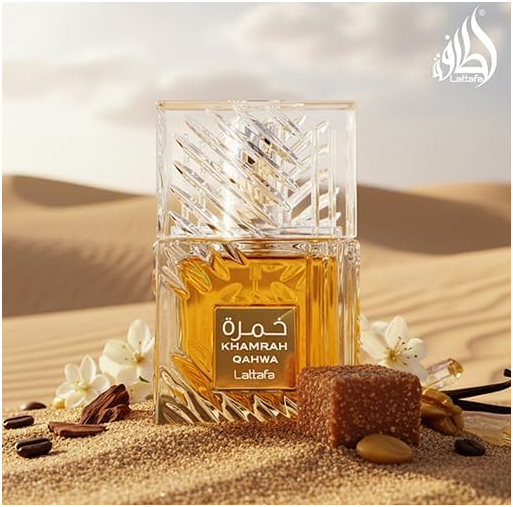Lattafa Khamrah Qahwa Eau de Parfum 100ml (3.4 oz) | Warm Spicy Vanilla Cinnamon Coffee Gourmand Unisex Fragrance | Long Lasting Perfume Spray