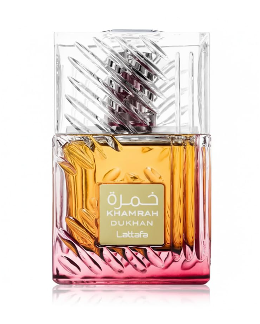 Lattafa Khamrah Dukhan Eau de Parfum 100ml (3.4 oz) | Smoky Spicy Woody Amber Unisex Fragrance | Long Lasting Perfume Spray