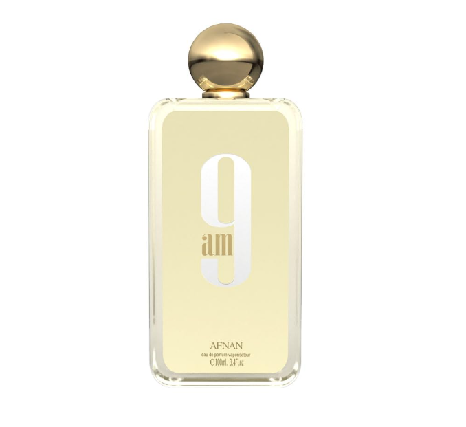 Afnan 9 AM Eau de Parfum 100ml (3.4 oz) | Fresh Fruity Citrus Woody Unisex Fragrance | Long Lasting Perfume Spray