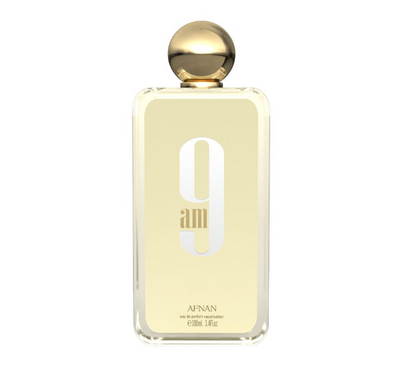 Afnan 9 AM Eau de Parfum 100ml (3.4 oz) | Fresh Fruity Citrus Woody Unisex Fragrance | Long Lasting Perfume Spray