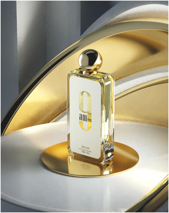 Afnan 9 AM Eau de Parfum 100ml (3.4 oz) | Fresh Fruity Citrus Woody Unisex Fragrance | Long Lasting Perfume Spray