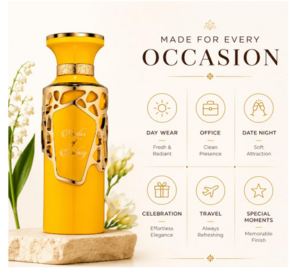 Fragrance World Nectar of Ecstasy Eau de Parfum 100ml (3.4 oz) | Sweet Fruity Floral Gourmand Unisex Fragrance | Long Lasting Perfume Spray