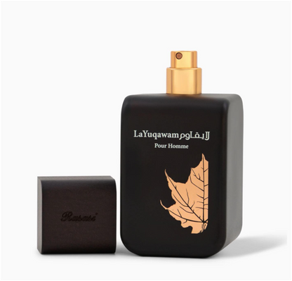 Rasasi La Yuqawam Pour Homme Eau de Parfum 75ml (2.5 oz) | Leather Woody Amber Men's Fragrance | Long Lasting Perfume Spray