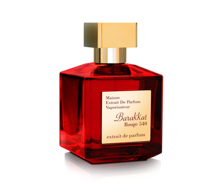 Fragrance World Barakkat Rouge 540 Extrait de Parfum 100ml (3.4 oz) | Sweet Amber Woody Unisex Fragrance | Long Lasting Perfume Spray