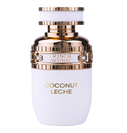 French Avenue Coconut Leche Eau de Parfum 100ml (3.4 oz) | Creamy Coconut Vanilla Gourmand Unisex Fragrance | Long Lasting Perfume Spray
