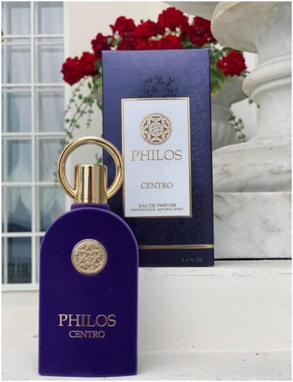 Maison Alhambra Philos Centro Eau de Parfum 100ml (3.4 oz) | Fresh Woody Aromatic Unisex Fragrance | Long Lasting Perfume Spray