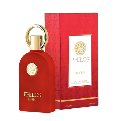 Maison Alhambra Philos Rosso Eau de Parfum 100ml (3.4 oz) | Fruity Floral Women's Fragrance | Long Lasting Perfume Spray