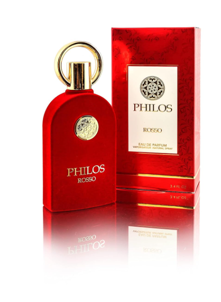 Maison Alhambra Philos Rosso Eau de Parfum 100ml (3.4 oz) | Fruity Floral Women's Fragrance | Long Lasting Perfume Spray