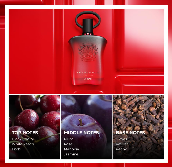 Afnan Supremacy Tapis Rouge Eau de Parfum 90ml (3.0 oz) | Elegant Floral Fruity Women's Fragrance | Long Lasting Perfume Spray