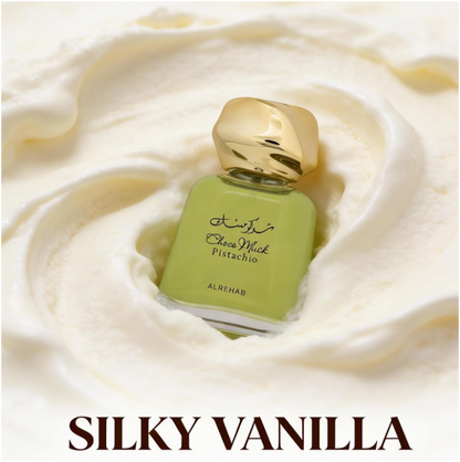 Al Rehab Choco Musk Pistachio Perfume | Sweet Gourmand Pistachio Chocolate Fragrance | Long Lasting Perfume