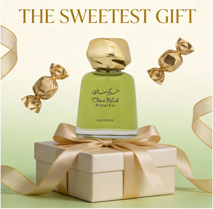Al Rehab Choco Musk Pistachio Perfume | Sweet Gourmand Pistachio Chocolate Fragrance | Long Lasting Perfume