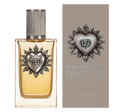 Dolce & Gabbana Devotion Eau de Parfum for Men | Warm Spicy Amber Woody Men's Fragrance | Long Lasting Perfume Spray