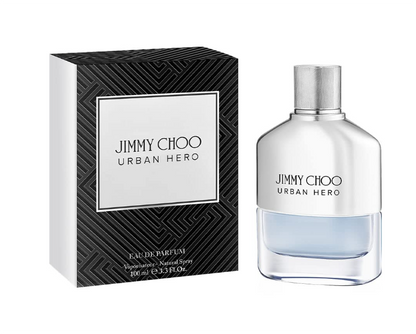 Jimmy Choo Urban Hero Eau de Parfum 100ml (3.4 oz) | Woody Aromatic Men's Fragrance | Long Lasting Perfume Spray