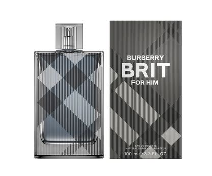 Burberry Brit Eau de Toilette for Men | Woody Citrus Aromatic Fragrance | Cedarwood, Green Mandarin & Tonka Bean | Long Lasting Cologne