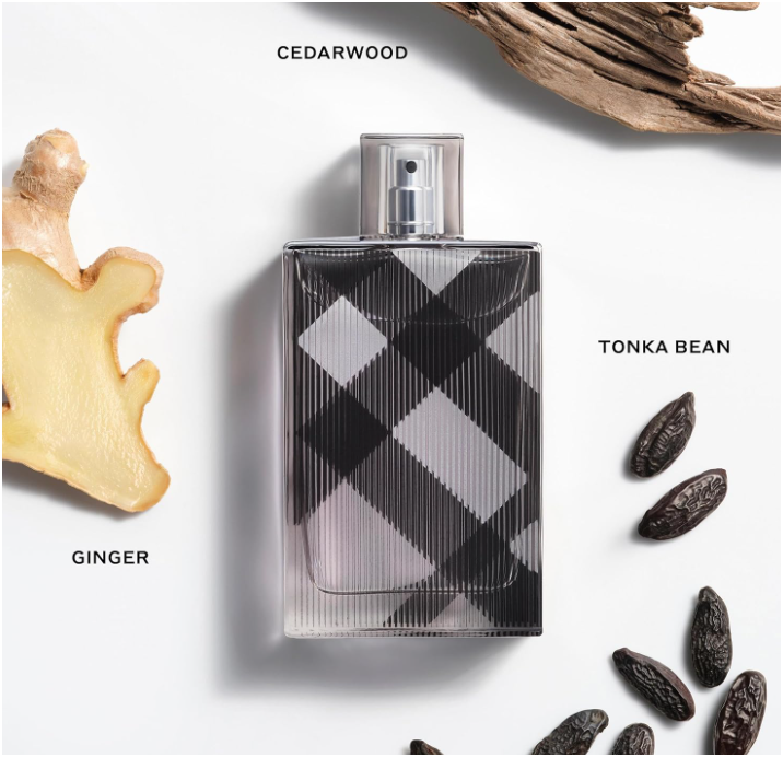 Burberry Brit Eau de Toilette for Men | Woody Citrus Aromatic Fragrance | Cedarwood, Green Mandarin & Tonka Bean | Long Lasting Cologne