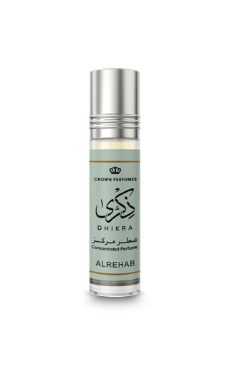 Al Rehab Dhikra Concentrated Perfume Oil 6ml x 6 Pack | Bergamot, Pineapple, Pink Pepper, Leather & Musk | Unisex Roll-On Fragrance