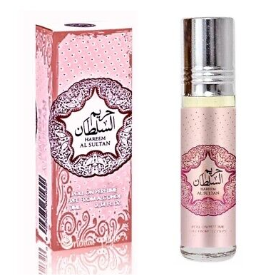 Ard Al Zaafaran Hareem Al Sultan Concentrated Perfume Oil 10ml x 12 Pack | Red Apple, Dark Chocolate, Peony, Vanilla & Musk | Roll-On Fragrance