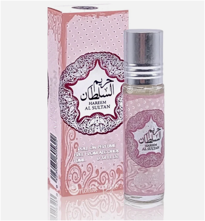Ard Al Zaafaran Hareem Al Sultan Concentrated Perfume Oil 10ml x 12 Pack | Red Apple, Dark Chocolate, Peony, Vanilla & Musk | Roll-On Fragrance