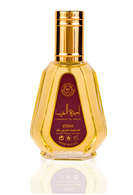 Asdaaf Ameerat Al Arab Eau de Parfum 50ml (1.69 oz) | Citrus, White Musk, Jasmine & Woody Fragrance | Long Lasting Women's Perfume