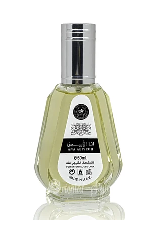 Ard Al Zaafaran I Am White (Ana Abiyedh) Eau de Parfum 50ml (1.69 oz) | White Musk, Vanilla, Saffron & Oud | Unisex Fragrance