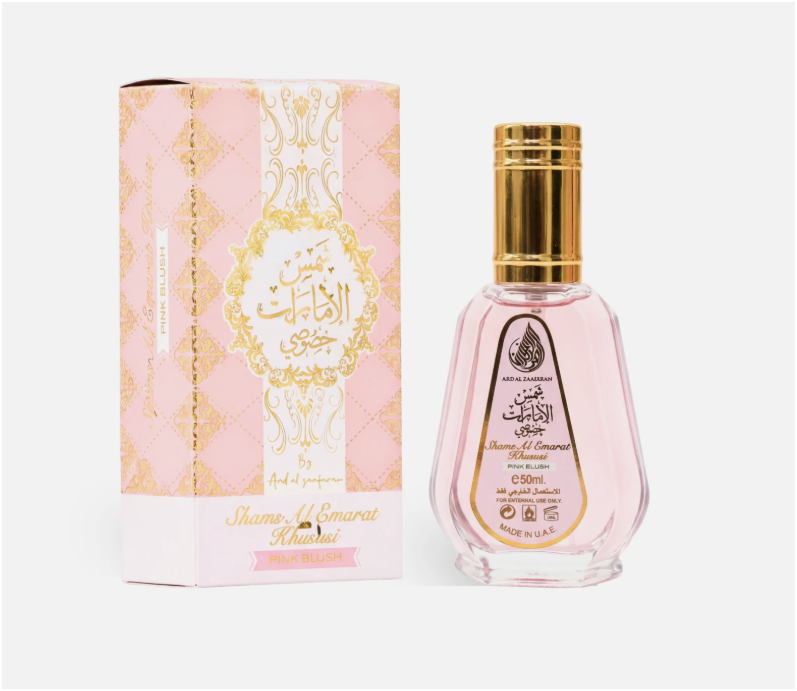 Ard Al Zaafaran Shams Al Emarat Khususi Pink Blush Eau de Parfum 50ml (1.7 oz) | Raspberry, Marshmallow, Strawberry, Coconut & Vanilla | Sweet Gourmand Fragrance