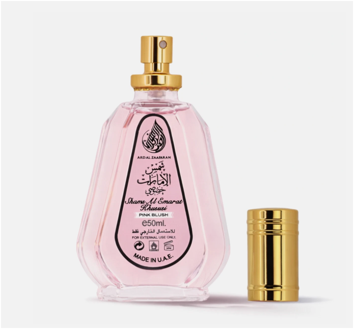 Ard Al Zaafaran Shams Al Emarat Khususi Pink Blush Eau de Parfum 50ml (1.7 oz) | Raspberry, Marshmallow, Strawberry, Coconut & Vanilla | Sweet Gourmand Fragrance