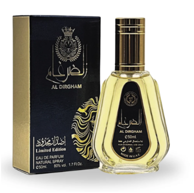 Ard Al Zaafaran Al Dirgham Eau de Parfum 50ml (1.69 oz) | Citrus, Floral, Musk, Tonka Bean & Vanilla | Men's & Women's Fragrance
