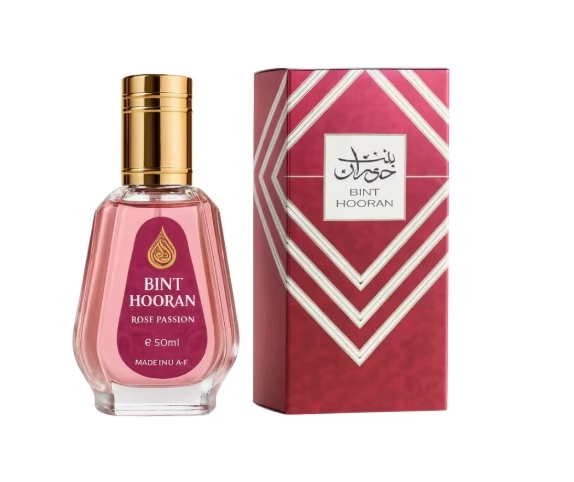 Ard Al Zaafaran Bint Hooran Rose Passion Eau de Parfum 50ml (1.69 oz) | Strawberry, Blackcurrant, Vanilla & Musk | Sweet Fruity Floral Women's Perfume