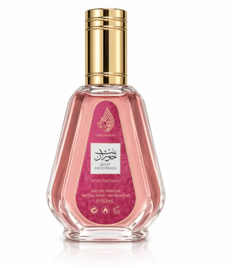 Ard Al Zaafaran Bint Hooran Rose Passion Eau de Parfum 50ml (1.69 oz) | Strawberry, Blackcurrant, Vanilla & Musk | Sweet Fruity Floral Women's Perfume