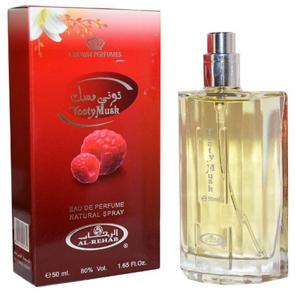 Al Rehab Tooty Musk Eau de Parfum 50ml (1.65 oz) | Raspberry, Blackberry, White Musk & Vanilla | Fruity Floral Unisex Perfume Spray