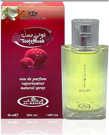 Al Rehab Tooty Musk Eau de Parfum 50ml (1.65 oz) | Raspberry, Blackberry, White Musk & Vanilla | Fruity Floral Unisex Perfume Spray