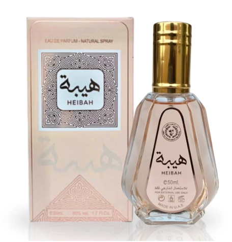 Ard Al Zaafaran Heibah Eau de Parfum 50ml (1.69 oz) | Long Lasting Arabian Fragrance | Premium Perfume Spray