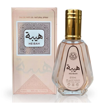 Ard Al Zaafaran Heibah Eau de Parfum 50ml (1.69 oz) | Long Lasting Arabian Fragrance | Premium Perfume Spray