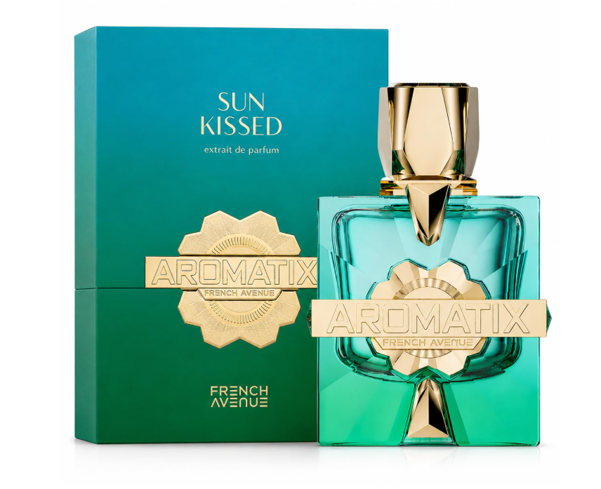 French Avenue Aromatix Sun Kissed Eau de Parfum Spray for Unisex, Woody Aromatic Fragrance, 3.4 fl oz / 100 ml