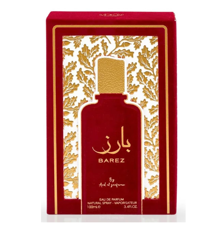 Ard Al Zaafaran Barez Eau de Parfum Spray for Unisex, Floral Fragrance, 3.4 fl oz / 100 ml