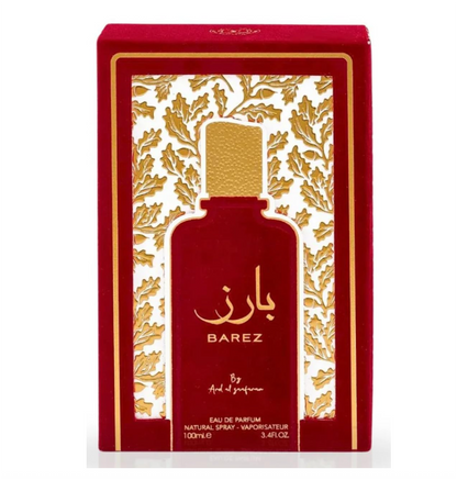 Ard Al Zaafaran Barez Eau de Parfum Spray for Unisex, Floral Fragrance, 3.4 fl oz / 100 ml