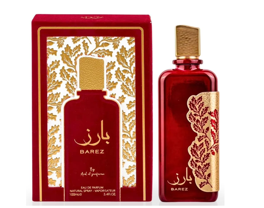 Ard Al Zaafaran Barez Eau de Parfum Spray for Unisex, Floral Fragrance, 3.4 fl oz / 100 ml