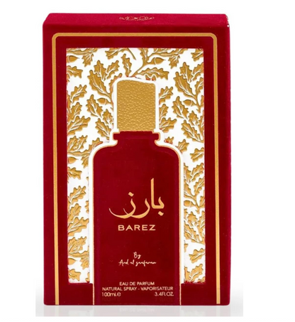 Ard Al Zaafaran Barez Eau de Parfum Spray for Unisex, Floral Fragrance, 3.4 fl oz / 100 ml
