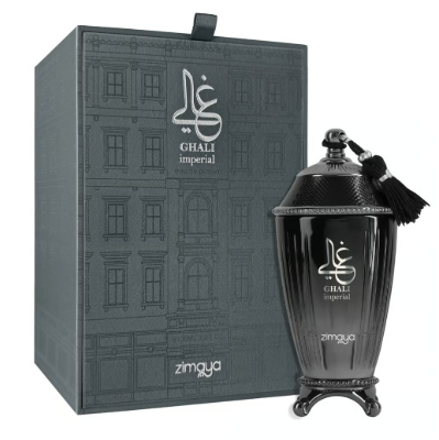 Zimaya Ghali Imperial Eau de Parfum Spray for Men, Spicy Woody Powdery Fragrance, 3.4 fl oz / 100 ml
