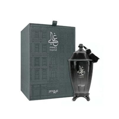 Zimaya Ghali Imperial Eau de Parfum Spray for Men, Spicy Woody Powdery Fragrance, 3.4 fl oz / 100 ml