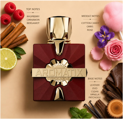 French Avenue Aromatix Carnal Desire Eau de Parfum | Fruity, Floral, Sweet & Woody Notes | Unisex Fragrance