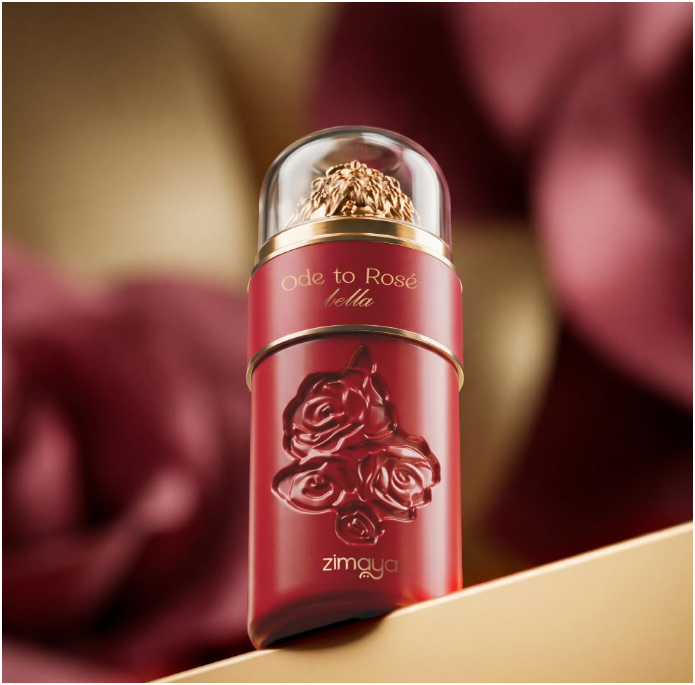 Zimaya Ode To Rose Bella Eau de Parfum 100ml (3.4 Fl Oz) | Rose, Pear, Blackcurrant, Jasmine, Vanilla, Musk & Patchouli | Women's Fragrance