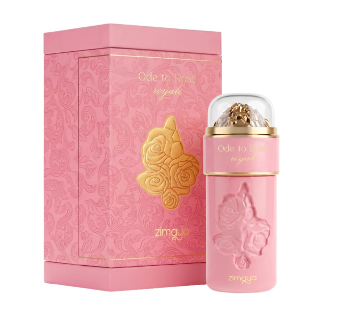 Zimaya Ode To Rose Royale Eau de Parfum for Women, 100ml (3.4 Fl Oz), Floral Fruity Fragrance with Orange, Peach, Pear, Peony, Violet, Musk, Vanilla, Amber & Vetiver