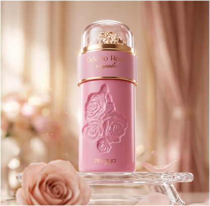 Zimaya Ode To Rose Royale Eau de Parfum for Women, 100ml (3.4 Fl Oz), Floral Fruity Fragrance with Orange, Peach, Pear, Peony, Violet, Musk, Vanilla, Amber & Vetiver