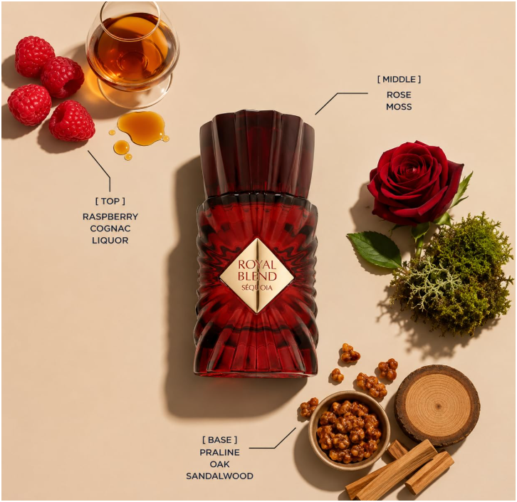 French Avenue Royal Blend Sequoia Eau de Parfum for Unisex, 100ml (3.4 Fl Oz), Woody Aromatic Fragrance with Fresh, Spicy, Woody, Amber & Musk Accords