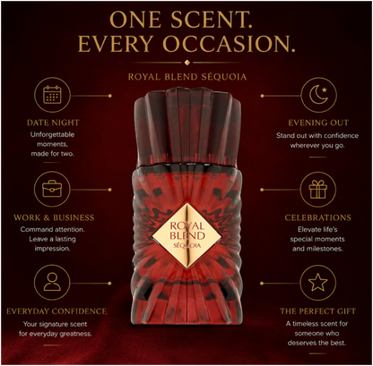 French Avenue Royal Blend Sequoia Eau de Parfum for Unisex, 100ml (3.4 Fl Oz), Woody Aromatic Fragrance with Fresh, Spicy, Woody, Amber & Musk Accords