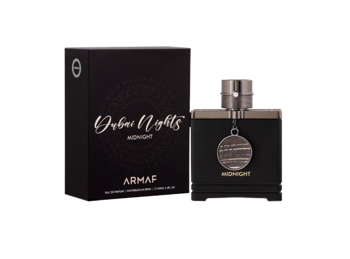 Armaf Dubai Nights Midnight Eau de Parfum for Men, 100ml (3.4 Fl Oz), Amber Woody Fragrance with Citrus, Spicy, Floral, Vanilla, Amber & Musk Accords