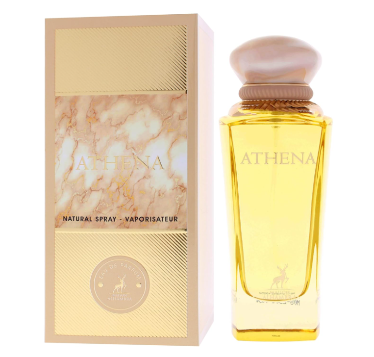 Maison Alhambra Athena Eau de Parfum for Women, 100ml (3.4 Fl Oz), Floral Musky Fragrance with Fresh, Floral, Powdery, Woody & Musky Accords