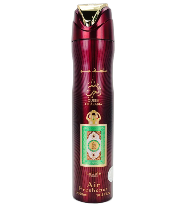 LATTAFA QUEEN OF ARABIA Aerosol Air Freshener Spray 300ML 3 PC Combo – Fragrant Room &amp; Home Freshener